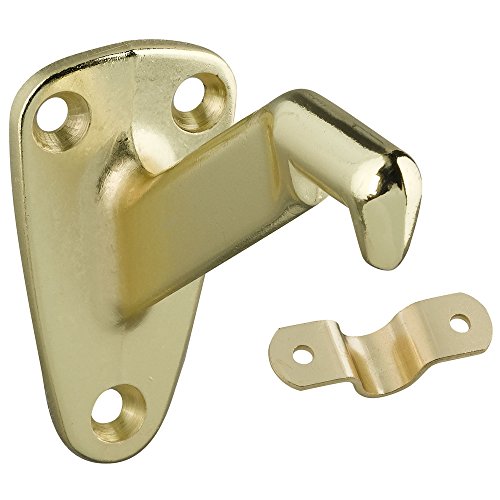 National Hardware N112-888 112 Handrail Brackets in Brass