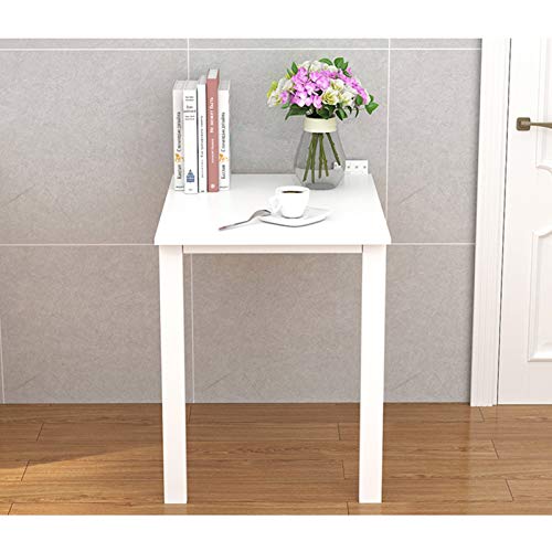 Table pliable murale bicolore avec plateau rabattable E0