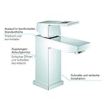 Grohe “Eurocube” Einhand-Waschbeckenarmatur mittelhoch mit Zugstange - 6