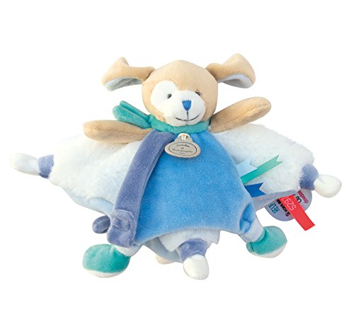 Preisvergleich Produktbild Doudou et Compagnie Tatoo Schmusetuch, Hund, Blau