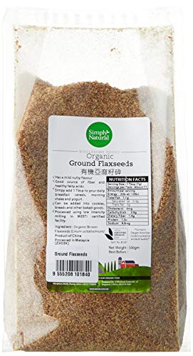 Simply Natural Organic Ground Flaxseeds 500g