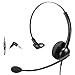 Produktbild MAIRDI 2,5mm Telefon Headset mit Noise Cancelling Mikrofon CallCenter Headset Festnetztelefone Kopfhörer für Cisco SPA Linksys Siemens Gigaset Panasonic Grandstream Polycom DECT Schnurlostelefon