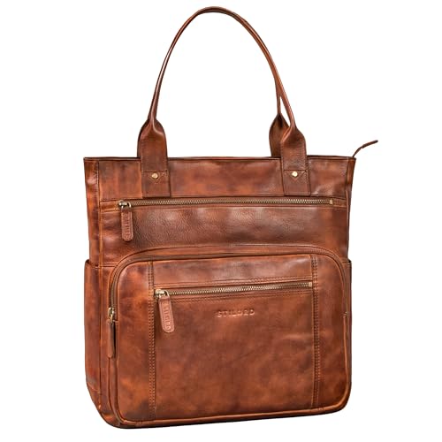 Sac à main femme cuir shopper bag grand format pour ordinateur université