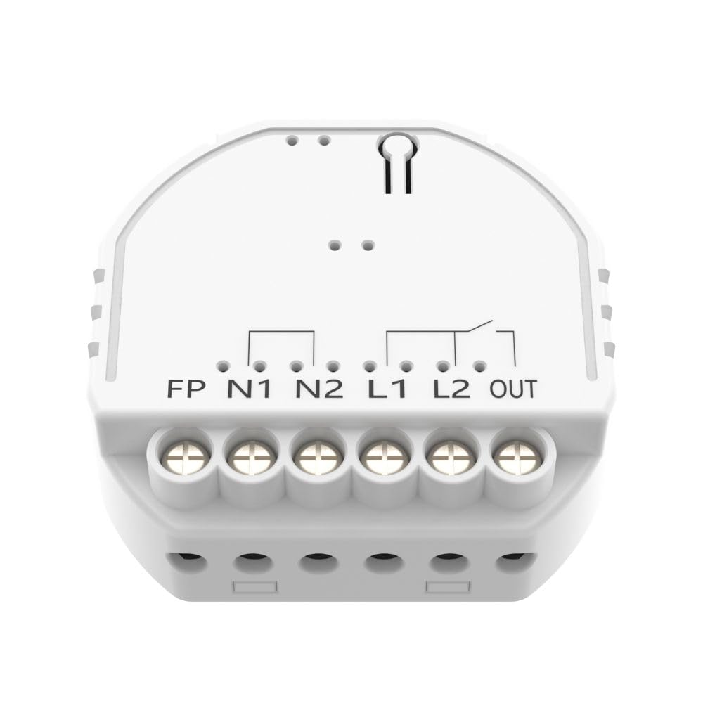 Heatzy Pilote Relais – Module contact sec pour radiateur électrique sans fil pilote. Compatible avec les programmateurs fil pilote.