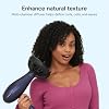 Secador de Pelo Conair con Difusor de Múltiples Cámaras, Azul Oscuro | Secador de 1875W para cabello rizado, ondulado y crespo, tecnología iónica y cerámica ayuda a reducir el frizz y proteger los rizos 6