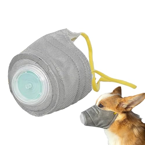 Dog Muzzle,再利用可能な犬用レスピレーター,調整可能 空気フィルター 付き パピー用 | 小型犬 中型犬 大型犬 噛み癖防止 対策 しつけ グッズ