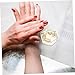 FRCOLOR 2pcs Crystal Glass Nail Art Cup Lid Nail Dish for Mixed Liquids Powder