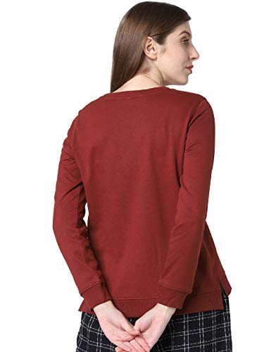 Image of VERO MODA Women's Cotton Round Neck Sweatshirt