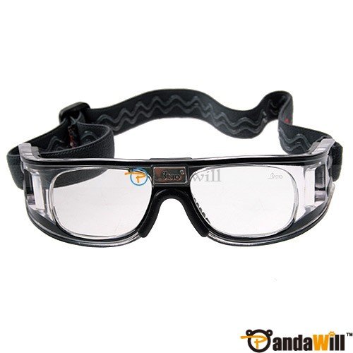 BL011 Sports Basketball Soccer Glasses Goggles Black Frame Blue