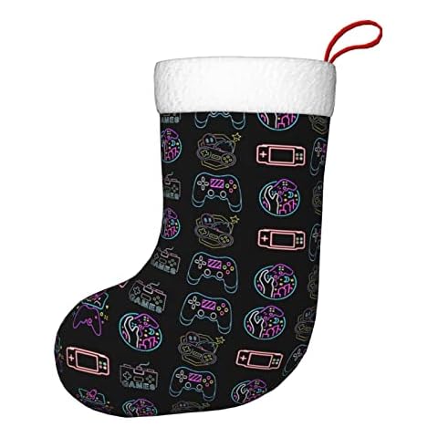 LodiSFOA Christmas Pattern Stockings Decor Cover