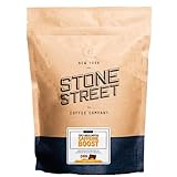 Stone Street Cold Brew Coffee, High Caffeine ‘Boost Blend’ with Chocolate Mocha Flavor, Coarse...
