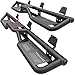 YZONA Running Boards SuperCrew Cab Compatible for 2015-2025 Ford F150 & 2017-2025 Ford F250 F350 Super Duty Crew Cab Side Step, Two Stairs Design Side Bars Nerf Bar (Pickup 4-Door)