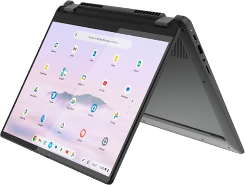 Image of Lenovo Flex 5i Chromebook Plus 14 inch Touchscreen Laptop - Intel Core i3 1315U - 1920 x 1200 - Chrome OS - 8GB RAM - 256GB SSD - WiFi 6E & Bluetooth 5.3 - Backlit Keyboard - Webcam - Gray (Renewed)