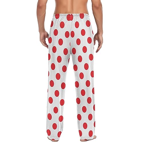 Plaid Dark Pajama Pants for Men Lightweight Pajama Bottoms with Pockets Pjs Bottoms2