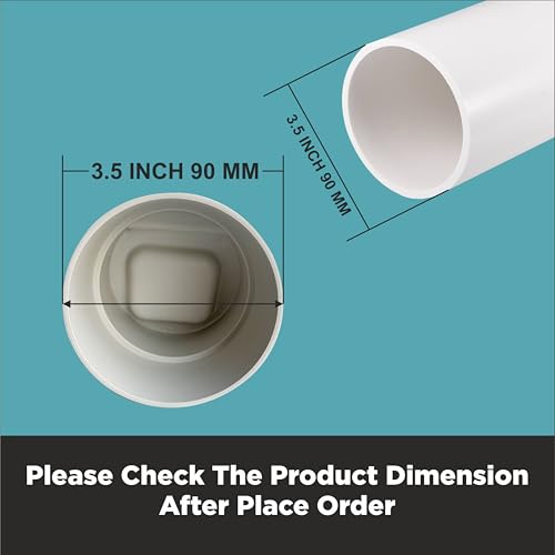 Image of TAXAN 3.5 INCH (90 MM) PVC Non-Return Backflow Valve Anti-Rat, Anti-Snake & Insect Proof Drain Stopper Heavy Duty Sewage Trap with Strainer for Bathroom & Outdoor Pipes