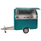 Camion de nourriture de fête personnalisable – Remorque mobile polyvalente pour crème glacée, collations et repas complets – Solution commerciale complète pour Noël, Halloween et services alimentaires