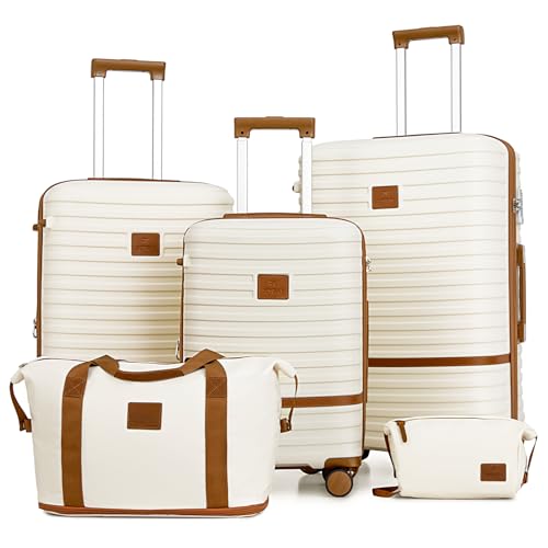 Joyway Juego De Maletas, 5 Piezas Maletas Set Trolley De Viaje, Maletas De Cabina Gran Espacio, Rodillo De 360 , Cerradura Tsa Y Interior Compartimentado Incluidas 1 Bandolera Y 1 Bolsa De Viaje Joyway Juego De Maletas, 5 Piezas Maletas Set Trolley De Viaje, Maletas De Cabina Gran Espacio, Rodillo De 360 , Cerradura Tsa Y Interior Compartimentado Incluidas 1 Bandolera Y 1 Bolsa De Viaje