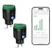 Produktbild EIGHTREE WLAN Steckdose Outdoor, IP44 Außensteckdose Wasserdicht, WLAN Steckdose mit Strommessung Kompatibel mit Alexa, SmartThings&Google Home, Zeitschaltuhrfunktion, Fernbedienung&Stimmenkontrolle
