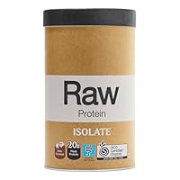 Amazonia Raw Protein Isolate Choc Coconut, Natural Plant-Based Protein Powder – Certified Organic, Fermented, Low FODMAP, Gluten-Free, Vegan, 20.9g Protein per Serving, 1kg