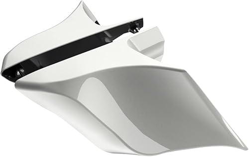 Miniatura 78 de Advanblack Barracuda - Cubiertas laterales estiradas plateadas (brillantes), paneles extendidos para Harley Touring Street Glide Road Glide Electra