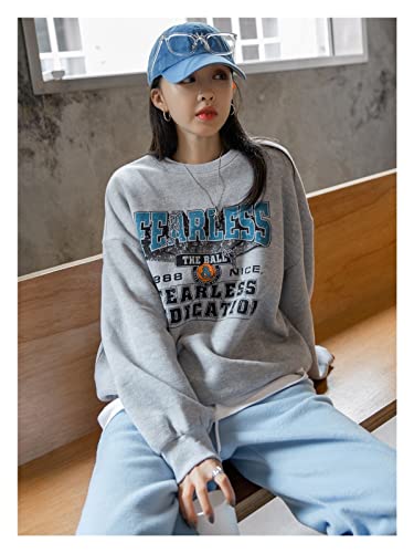 Sudadera de manga larga mujer XL ropa deportiva casual jersey básico 6