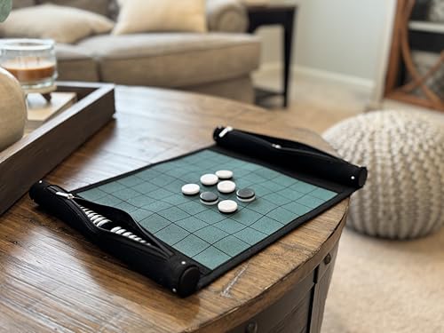 Roll-Up Travel Reversi Game | Othello Board Game for Family | Travel Othello Game miniatura 3