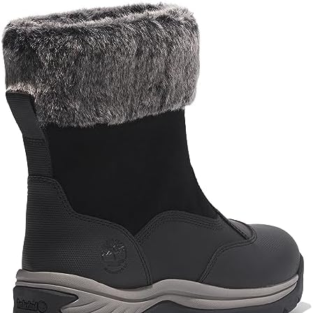 Timberland Women's White Ledge Pull-On Waterproof Insulated Boot, Black Full-Grain, 7.5 | Image 5