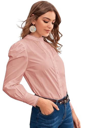 Image of MIZAGO Women's Solid Button Front Shirts