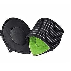 2PCS Compressie Fasciitis Gedempte Steunzolen Inlegzolen Orthopedische Trainer Voetverzorging Zool Pads Voor Mannen…