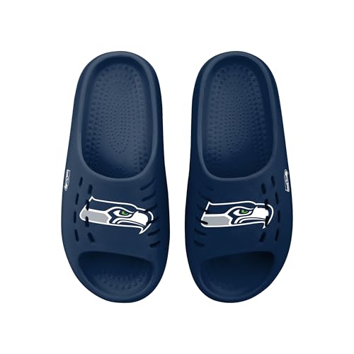 Image of FOCO Men's NFL Team Big Logo Molded Chunky Slide Sandals