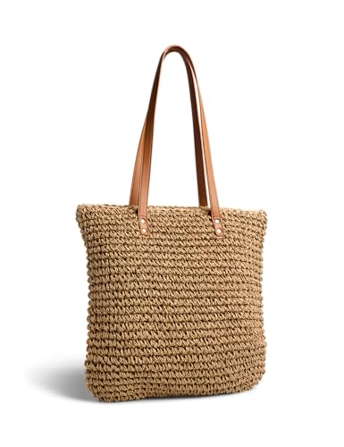 PIECES Shopper, Sac Cabas Pckiki Femmes, Beige, Taille Unique