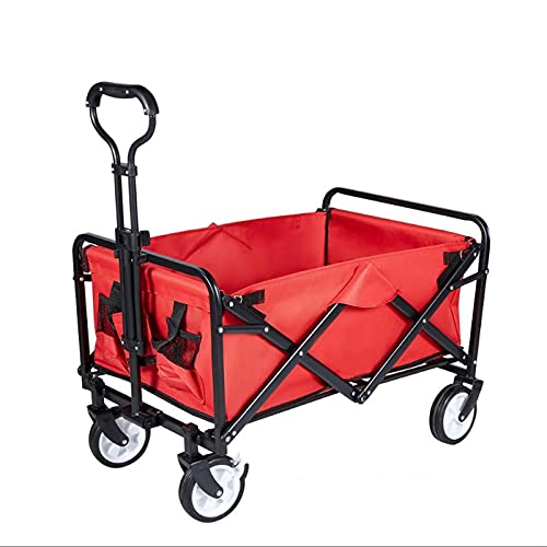 Składany wózek transportowy, składany wózek transportowy, wózek kempingowy, składane wózki na kółkach, sportowy wózek transportowy do ogrodu na świeżym powietrzu