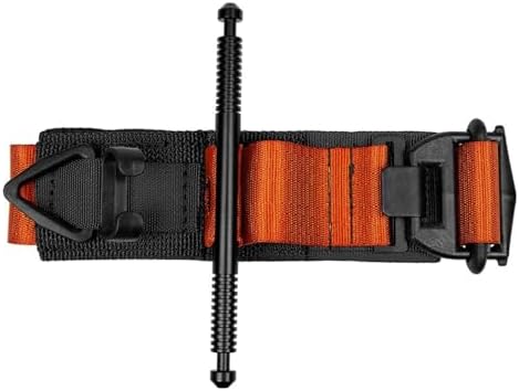 SOF Tourniquet (Generation 5) - Military-Grade Tourniquet for Severe Bleeding Control, Essential First Aid for Tactical, Emergency, and Civilian Use (Orange), TacMed Solutions