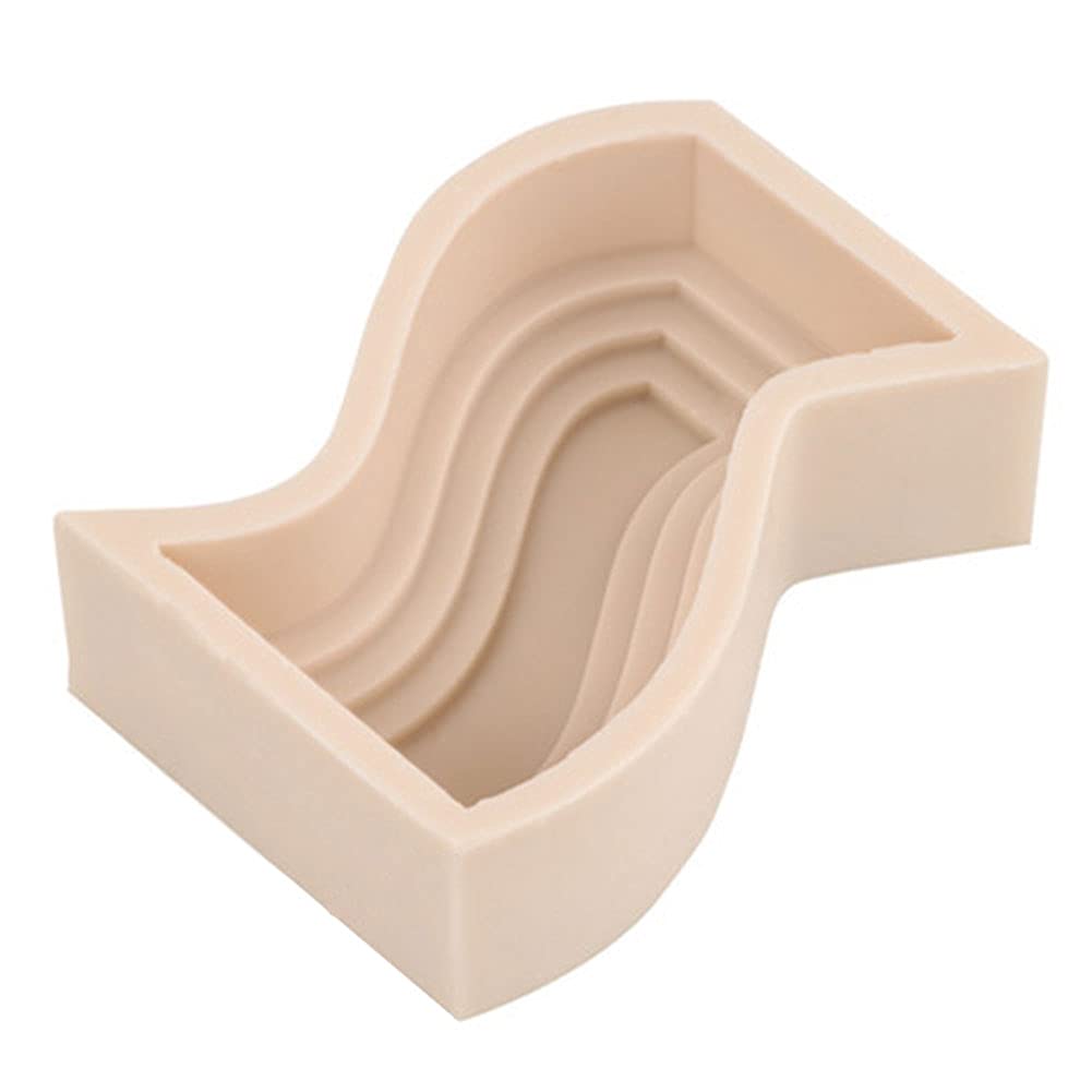 Świeca, foremki na świece 3d geometryczny kształt świeca formy do robienia rzemiosła woskowego dokonywanie silikonowe formy odlewanie z żywicy epoksydowej geometryczna forma do majsterkowania świeca z
