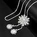 Suyi Trendy Crystal Long Necklace All-Match Style Shining Clothing Sweater Chain