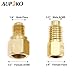 Aupoko R12 R22 to R134a Adapters, R134A Refrigerant Tank/Vacuum Pump Port Connection Adapters - 1/4