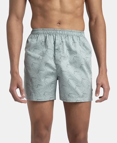 Image of Jockey 8222 Men's Super Combed Mercerized Cotton Woven Printed Inner Boxers with Ultrasoft and Durable Inner Waistband (Pack of 2)