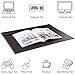 KINGFOM Ultra-Smooth PU Leather Desk Pad & Mat Office Desk Drawing & Writing Board A3/ A4 File Paper Clip Table Protector Mat on Top Large 24''x18'' (Brown)