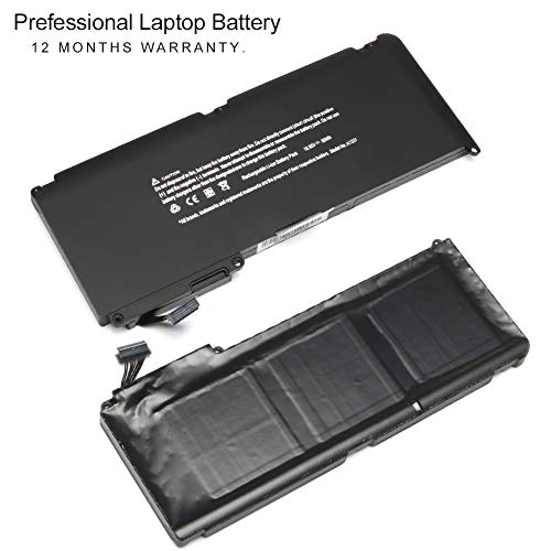 Lqm® New Laptop Battery For Apple A1331 A1342 13.3 Inch Macbook Unibody (For Macbook Late 2009 Mid 2010) Macbook Air Mc234Ll/A Mc233Ll/A, Fit: 661-5391 020-6580-A #TOP1