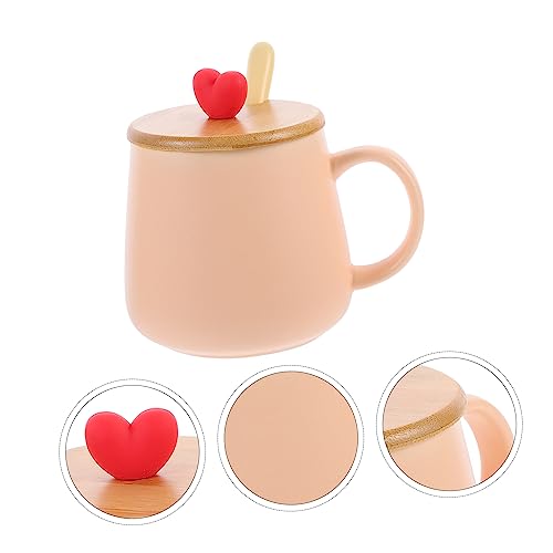Cabilock 1 Conjunto 450 Caneca De Café Cerâmica Amantes Copo De Porcelana De Madeira Doméstico