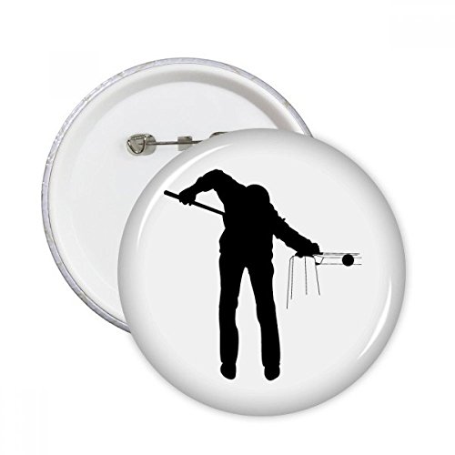 Billard pins badge bouton éducation physique vêtements décoration multicolore DIYthinker S