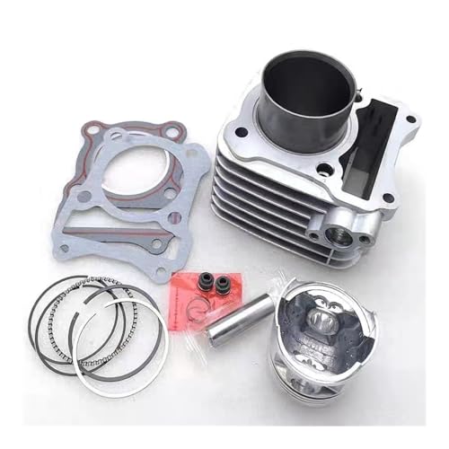 Cylindre 57mm 125cc 157FMI argent pour moto TU125 GS125 DR125 GN125
