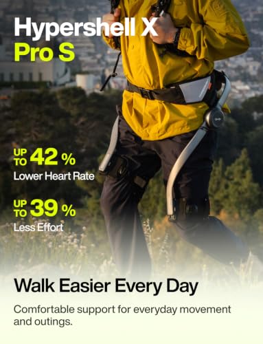 Image of Hypershell X Pro S Exoskeleton, Instinct in Sync with 0.31s Response Time, 800 W Output with Upgraded Soft Package, 17.5km Battery Range, Leg Exoskeleton for Daily and Outdoor Activities, Walking