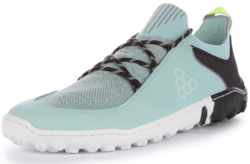 Image of Vivobarefoot Magna Forest ESG, Womens Leather And Wool Hiking Trainers With Barefoot Sole