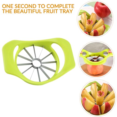 Cortador de maçã de aço inoxidável; divisor de maçã; cortador de frutas; fatiador de frutas; fácil d