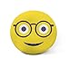 AR Regalos Cojín Emoji Personalizado con Frase (Emoji Gafas Friki)