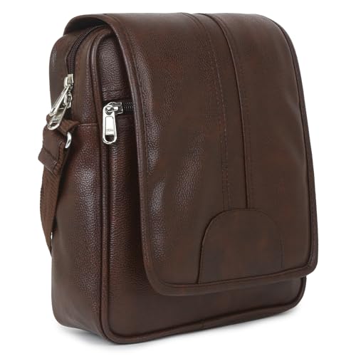 GOLD SKY Stylish PU Synthetic Leather Men’s Sling Bag Cross Body Travel Office Business messenger