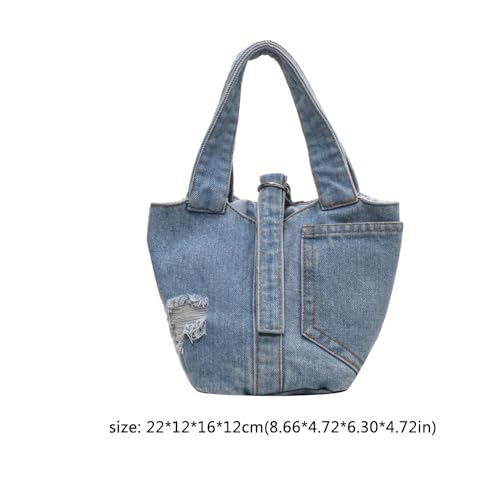 Bolso Tote Leadigol de lona, capacidad grande miniatura 3