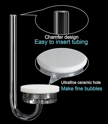 Clscea Aquarium Air Diffuser for Fish Tank Air Bubbler for Mini Tank