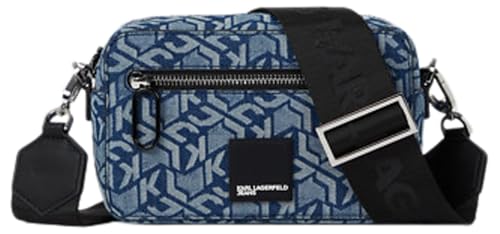 Karl Lagerfeld Jeans sac bleu logoté pour rehausser un style minimaliste